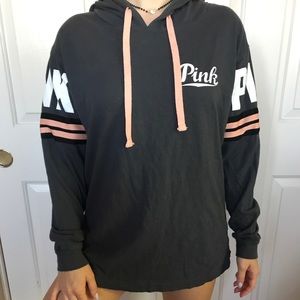 Pink hoodie pullover